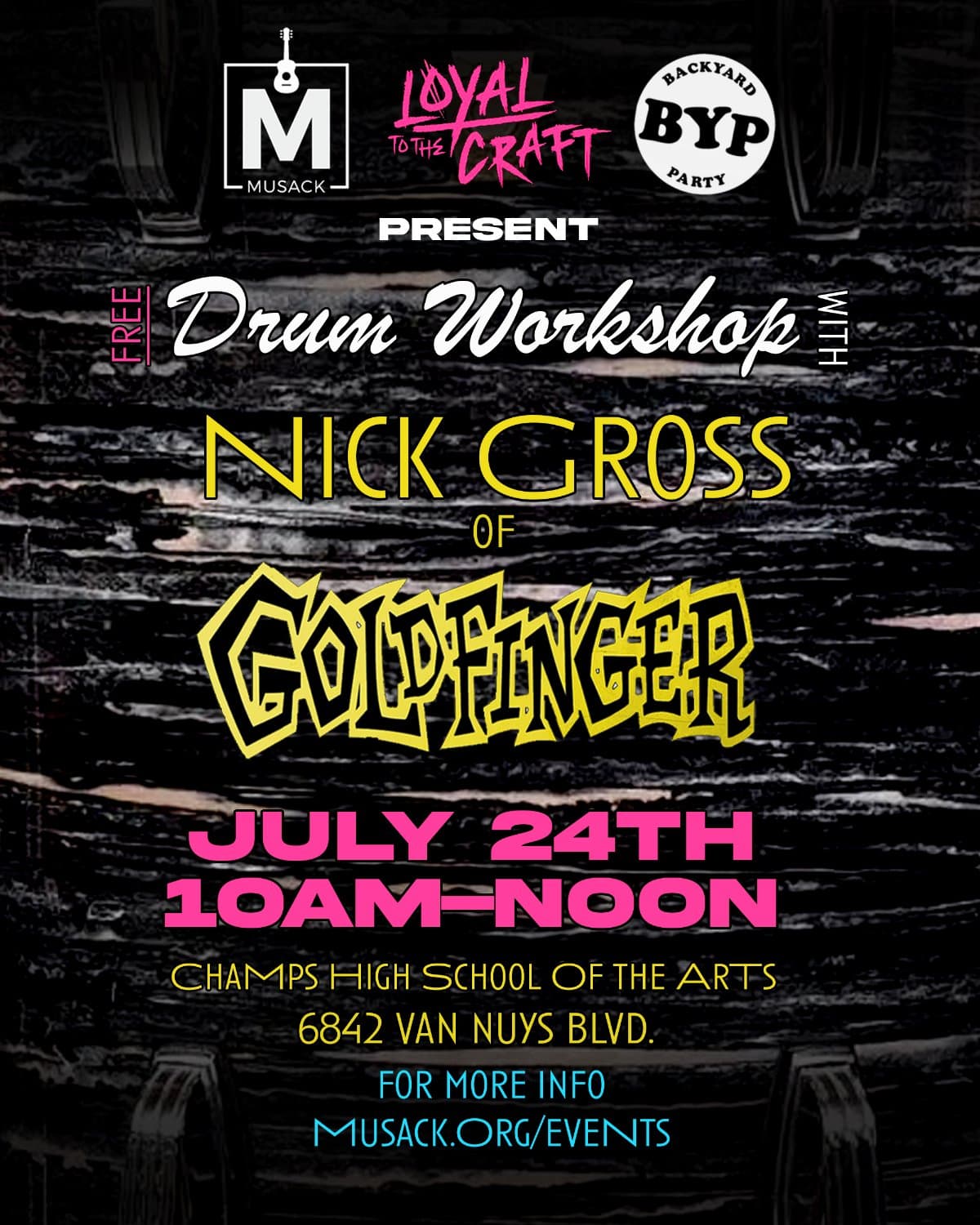 Nick Gross (Goldfinger) drum workshop