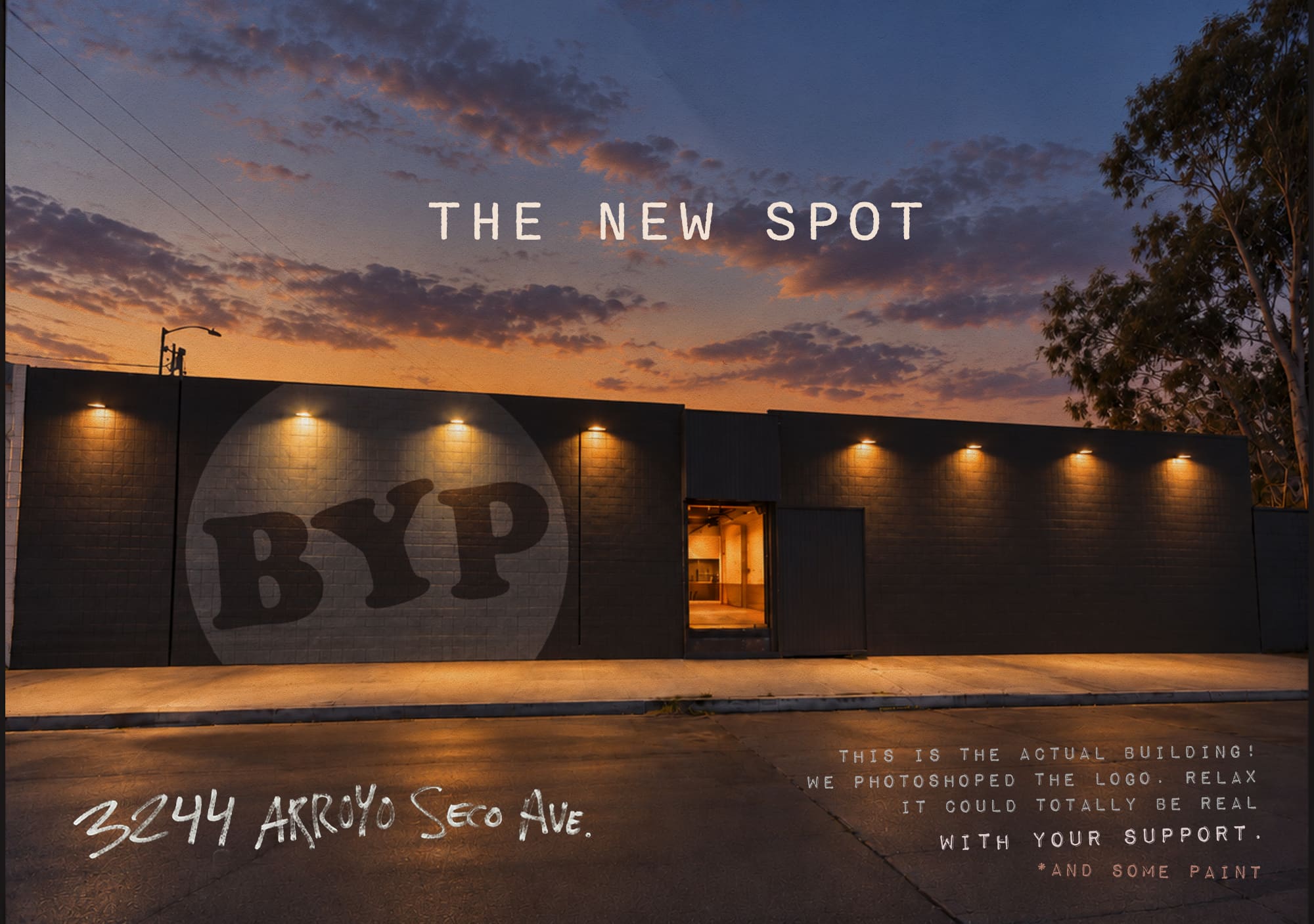 Backyard Party's new venue at 3244 Arroyo Seco Ave. Donate to the Year Two Fund